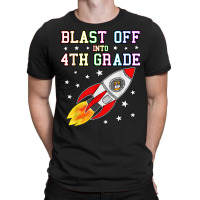 4th Grade Rocket T-shirt | Artistshot