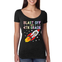 4th Grade Rocket Women's Triblend Scoop T-shirt | Artistshot