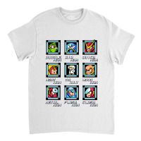 Nes Retro Video Game Mega Man Bosses Duvet Shirt Mug Sweater Classic T-shirt | Artistshot