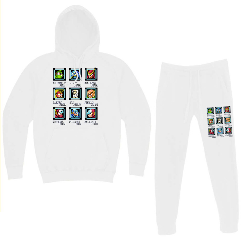 Nes Retro Video Game Mega Man Bosses Duvet Shirt Mug Sweater Hoodie & Jogger set by CAROLEEGRAY | Artistshot