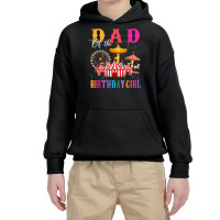 Dad Of The Birthday Girl Ringmaster Circus Birthday Party Youth Hoodie | Artistshot