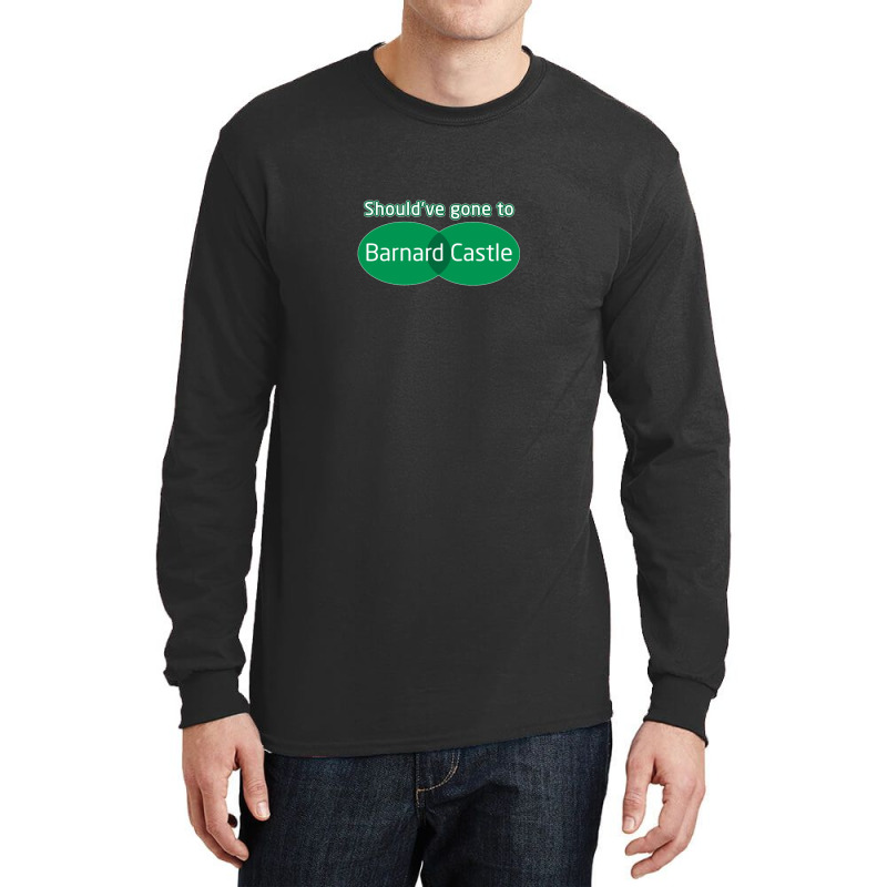 Barnard Castle Dominic Cummings Joke Long Sleeve Shirts by ROMAINEDWILEY | Artistshot