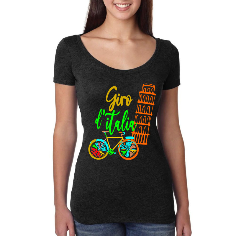 Giro D_italia- Cycling Women's Triblend Scoop T-shirt by cm-arts | Artistshot