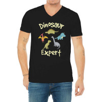 Dinosaur V-neck Tee | Artistshot