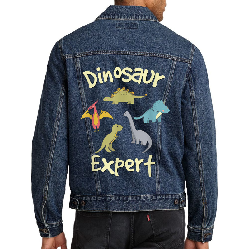 Dinosaur Men Denim Jacket | Artistshot