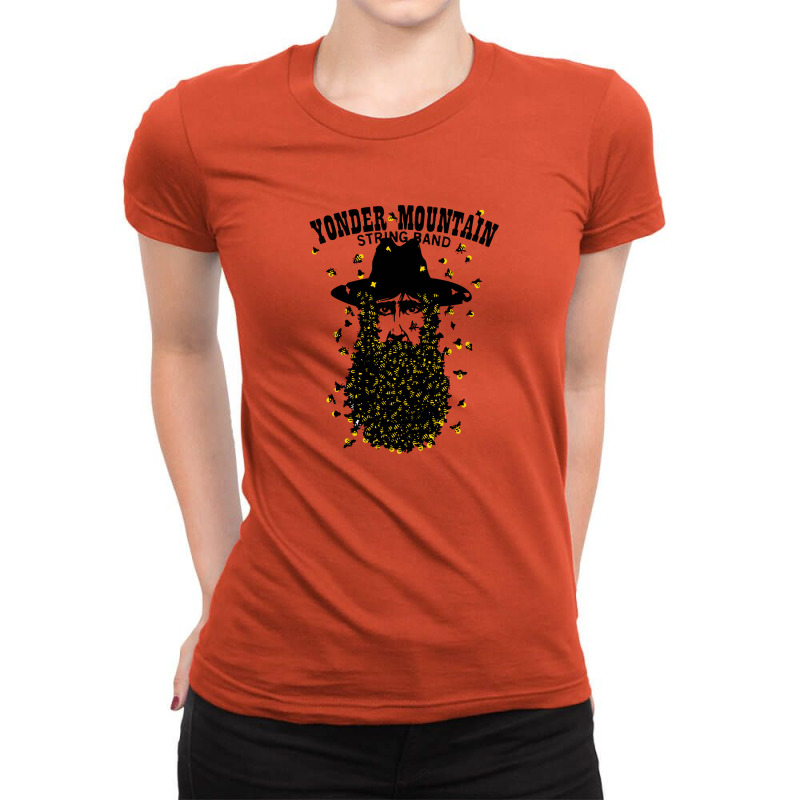 Yonder Mountain String 9 Classic Ladies Fitted T-Shirt by cm-arts | Artistshot