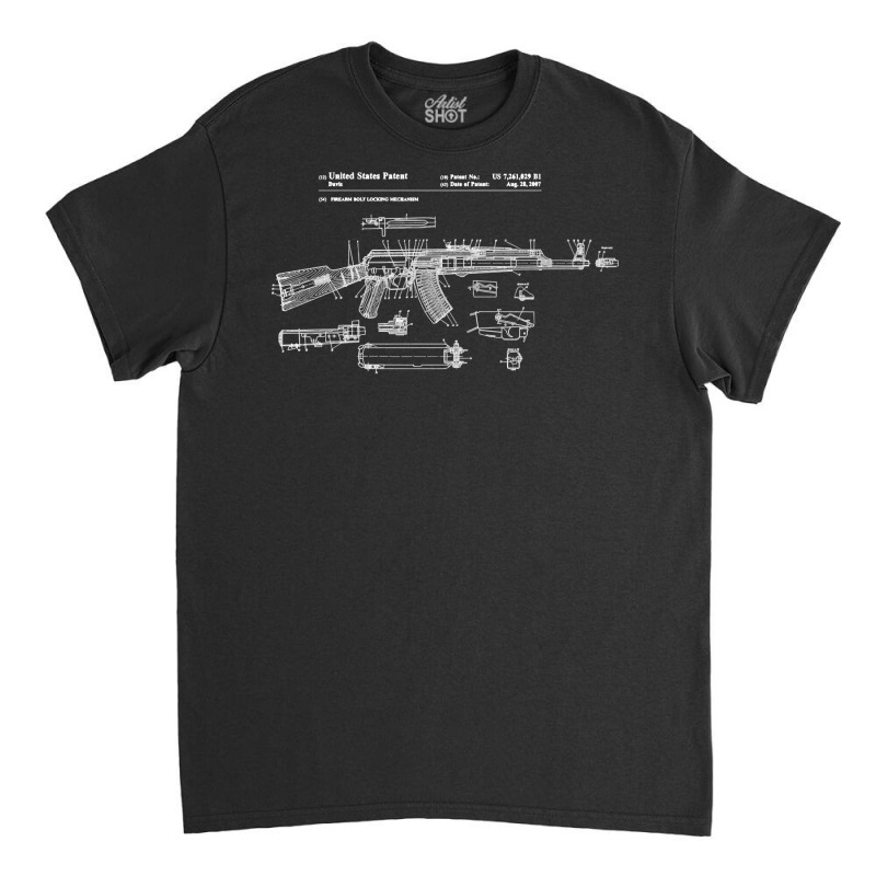 Soviet Kalashnikov Ak 47 Vintage Ussr Russian Rifle Gun Cccp Pullover Classic T-shirt by cm-arts | Artistshot