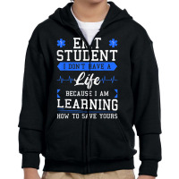 Emt Student Emergency Medical Technician Ems Heath Studying Youth Zipper Hoodie | Artistshot