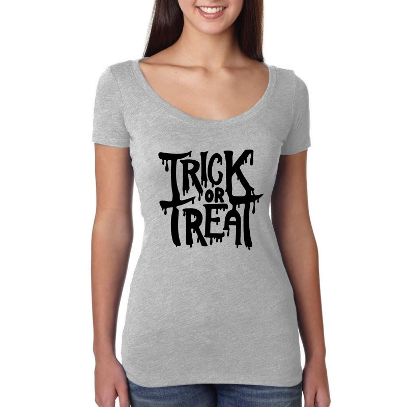 Trick Or Treat Maternity Women's Triblend Scoop T-shirt by cm-arts | Artistshot