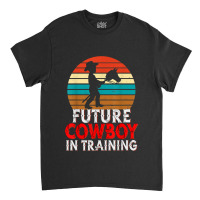 Future Cowboy In Training Rodeo Boy Wooden Horse Kids Classic T-shirt | Artistshot