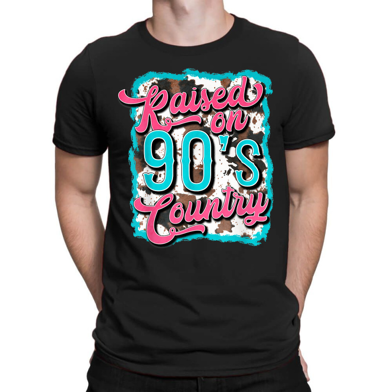 Raised On 90's Country Vintage Cow Look T-shirt | Artistshot