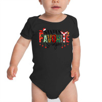 Cute Christmas Design With Lights Reindeer Santa Hat Singer Baby Bodysuit | Artistshot