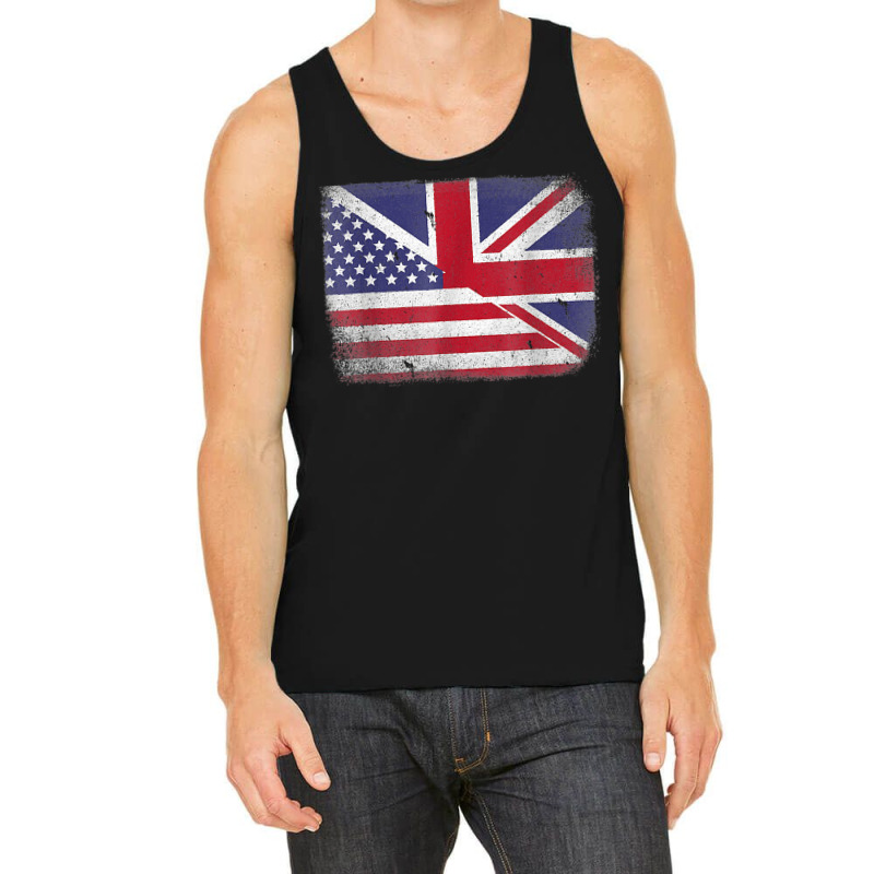 British American Flag Great Britain T Shirt Tank Top | Artistshot