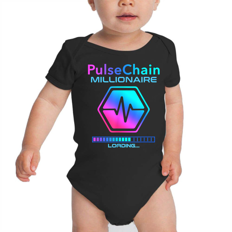 Pulsechain Crypto Millionaire Hodl Hex Token To The Moon! T Shirt Baby Bodysuit by homyfelaego | Artistshot