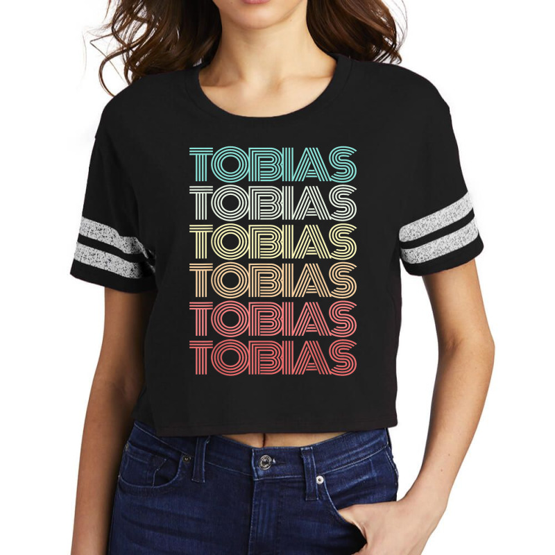 First Name Tobias German Boy Retro Personalized Birthday Scorecard Crop Tee by Deluxe | Artistshot