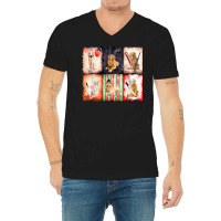 Ads Golden Retriever Horror Halloween Horror Movie Character V-neck Tee | Artistshot