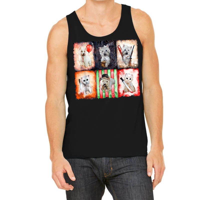 Ads Westie Horror Halloween Tank Top | Artistshot