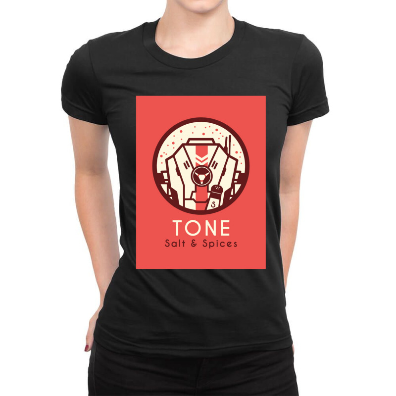 Words First Person Shooter Titanfall Game Video Dashboard Tone Salt An Ladies Fitted T-Shirt by HARRIETNELSON | Artistshot