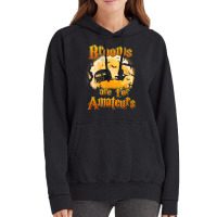 Brooms Are For Amateurs Rv Camping Funny Halloween Costume Vintage Hoodie | Artistshot