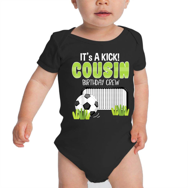 Soccer Cousin Birthday Crew Soccer Party Family Matching Baby Bodysuit | Artistshot