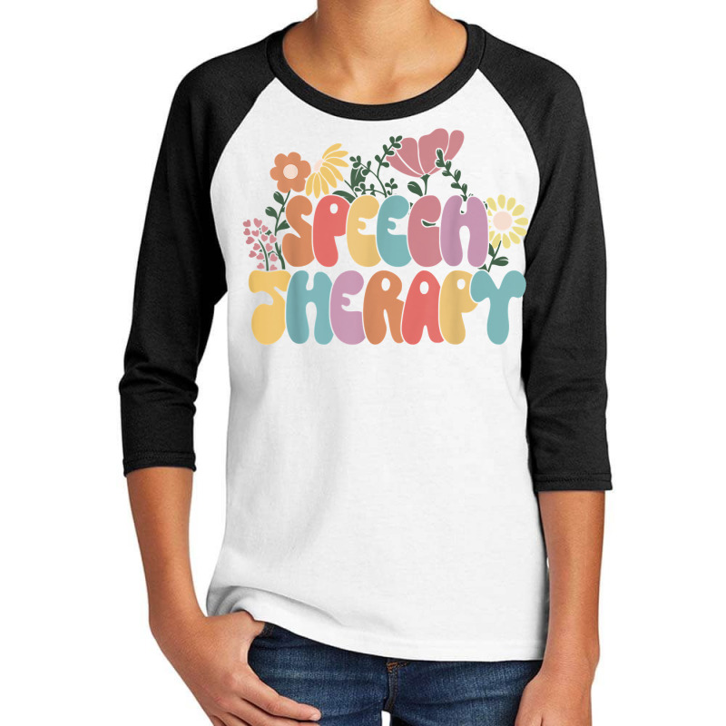 Speech Language Pathologist Speech Therapy Teacher Day T Shirt Youth 3/4 Sleeve by cm-arts | Artistshot