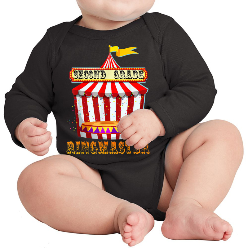 2nd Grade Ringmaster Teacher Circus Carnival Back To School Long Sleeve Baby Bodysuit by Lambent | Artistshot