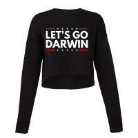 Lets Go Darwin Cropped Sweater | Artistshot