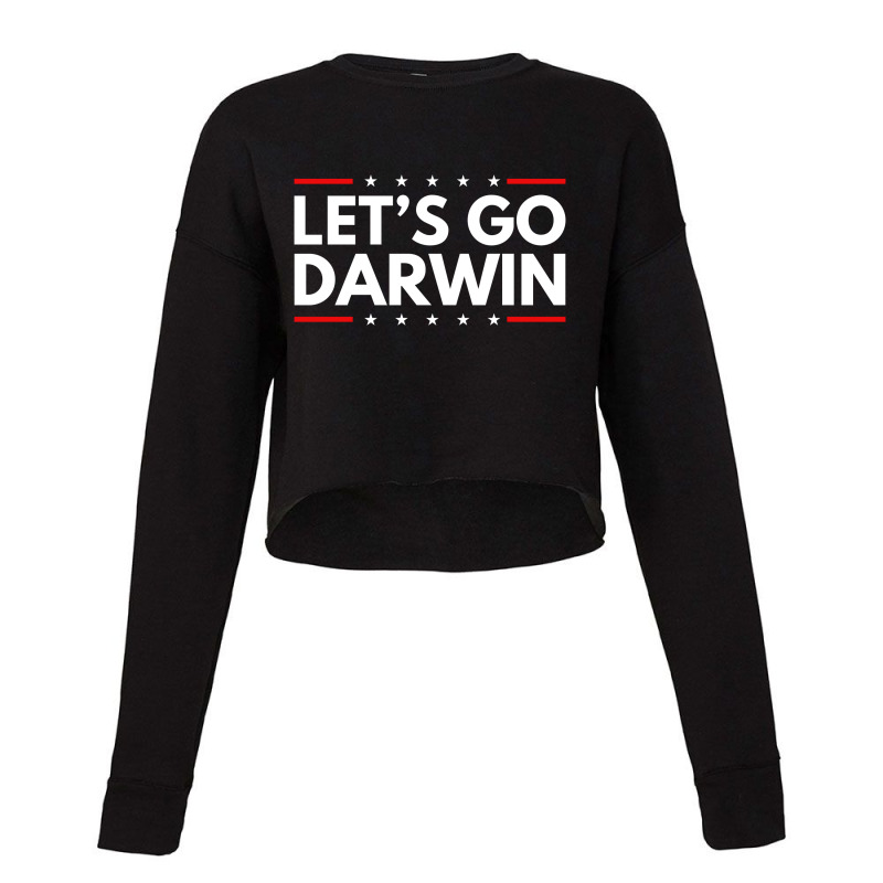 Lets Go Darwin Cropped Sweater by MegaShop | Artistshot