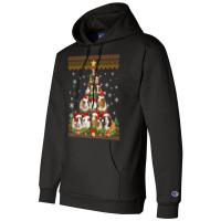 Funny Guinea Pig Christmas Ugly Sweater Christmas Tree Champion Hoodie | Artistshot