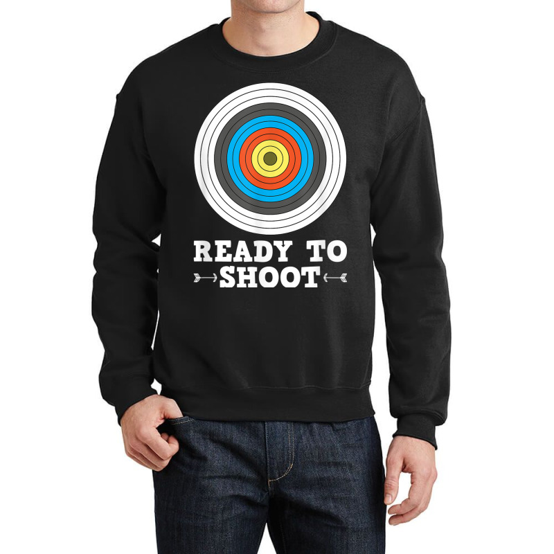 Ready To Shoot Bow And Arrow Archery Target Crewneck Sweatshirt | Artistshot