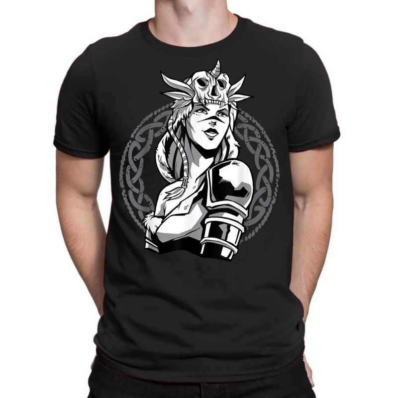 Viking Scandinavia Fighter Ornament Woman Warrior T-shirt | Artistshot