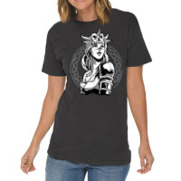 Viking Scandinavia Fighter Ornament Woman Warrior Vintage T-shirt | Artistshot