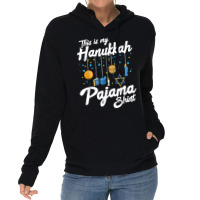 Hanukkah Pajama Dreidel Toy Boys Girls Jewish Christmas Lightweight Hoodie | Artistshot