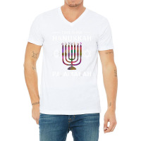 Hanukkah Pajama Menorah Pajamakah Chanukah Jewish V-neck Tee | Artistshot