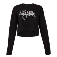 Pocket Messengers From Bloodborne Cropped Sweater | Artistshot