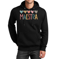 Maestra Spanish Bilingual Teacher Back To School Unisex Hoodie | Artistshot