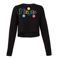 Bilingue Maestra Spanish Cropped Sweater | Artistshot