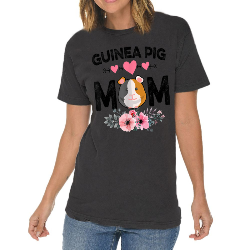 Guinea Pig Mom Shirt  Costume Gift Clothing Accessories 161 Vintage T-shirt | Artistshot