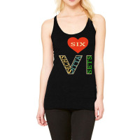 Kids Roman Numeral 6 With Different Languages Racerback Tank | Artistshot