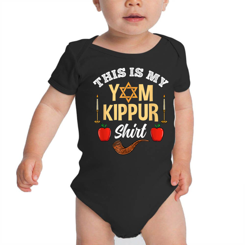 This Is My Yom Kippur Holiday Of The Jewish Baby Bodysuit | Artistshot