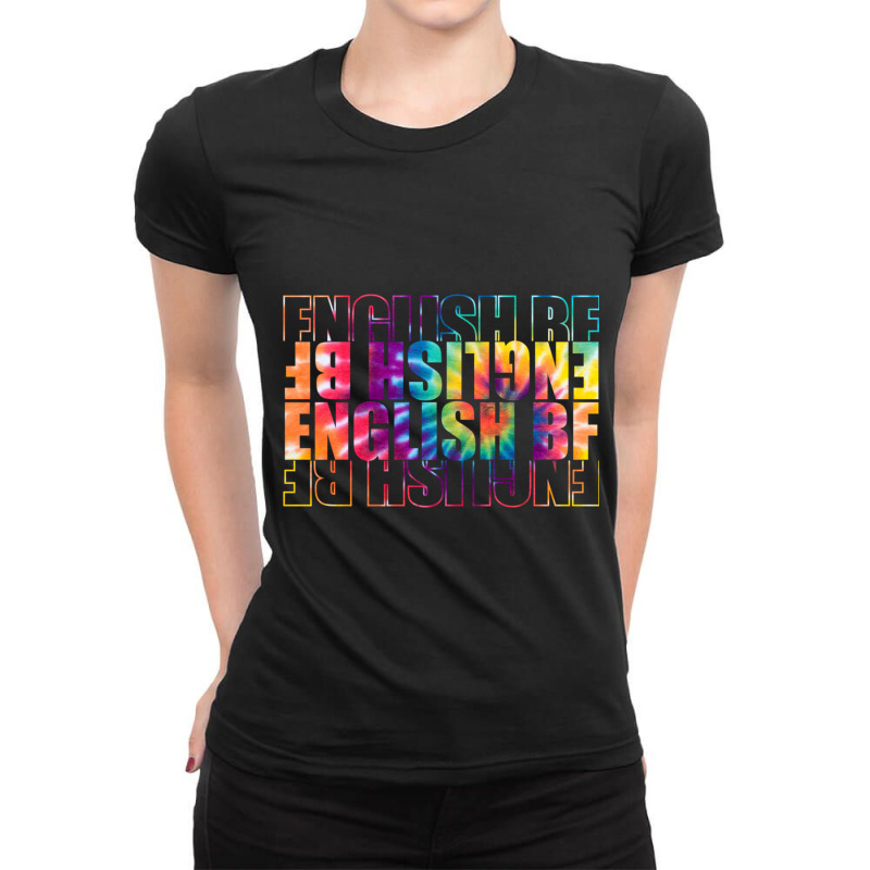 English Bf Ladies Fitted T-Shirt by cm-arts | Artistshot