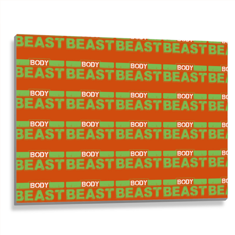 Body Beast Metal Print Horizontal | Artistshot