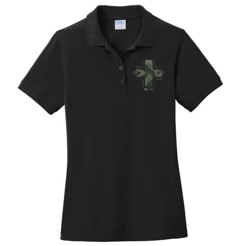 Bf-109 World War 2 German Luftwaffe Aircraft Vintage Design Ladies Polo Shirt by cm-arts | Artistshot