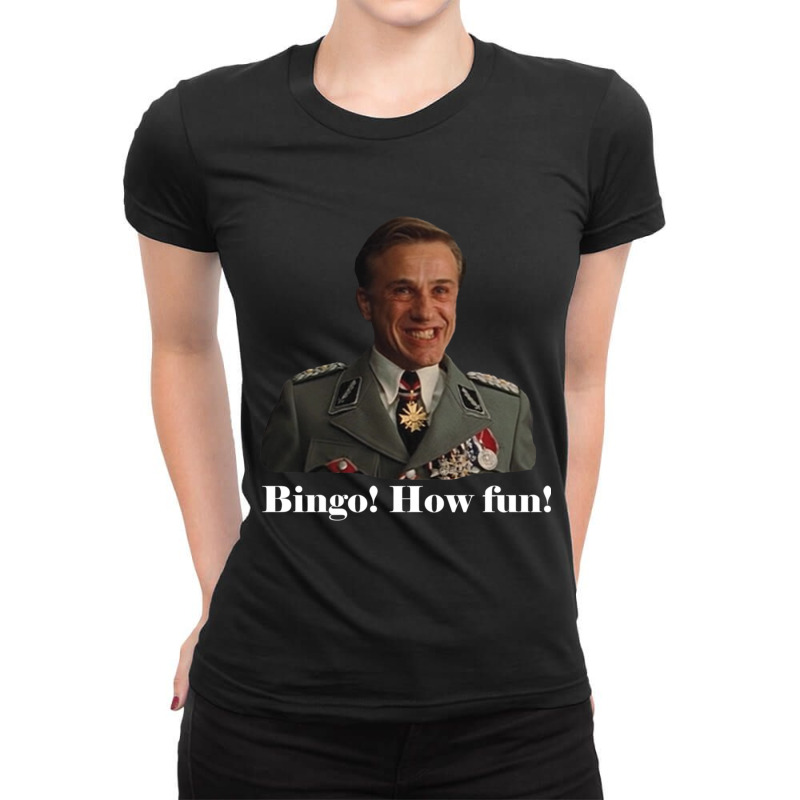 Bingo! How Fun! Ladies Fitted T-Shirt by cm-arts | Artistshot