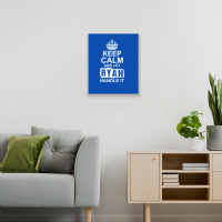 Keep Calm And Let Ryan Handle It Metal Print Vertical | Artistshot