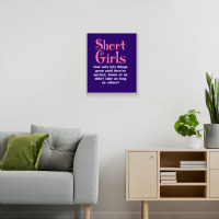 Short Girls God Only Lets Things Grow Up Metal Print Vertical | Artistshot