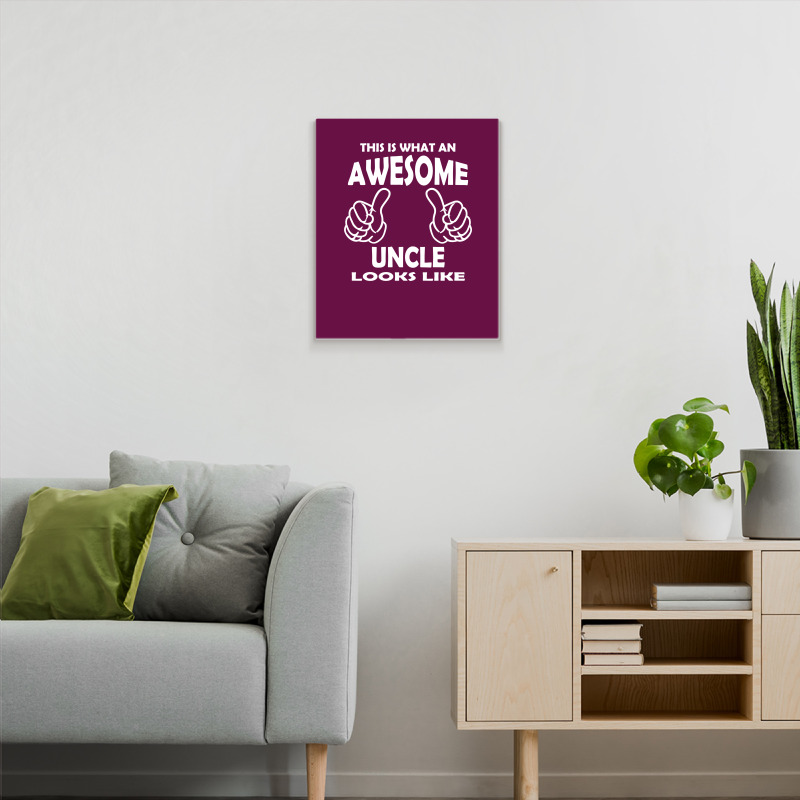 Awesome Uncle Looks Like Metal Print Vertical | Artistshot