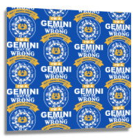 Gemini -i Am A Gemini Metal Print Square | Artistshot