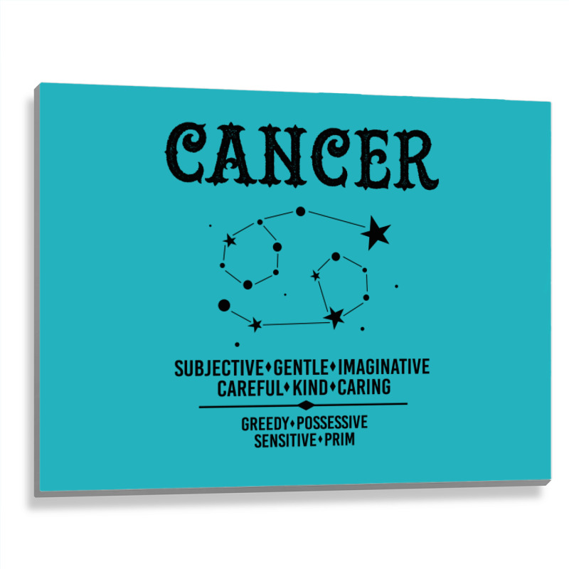 Cancer Zodiac Sign Metal Print Horizontal | Artistshot