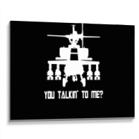 Helicopter T Shirt Funny Taxi Driver Metal Print Horizontal | Artistshot